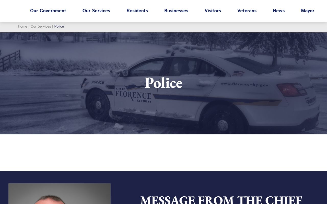 Florence Police Department serving Boone County