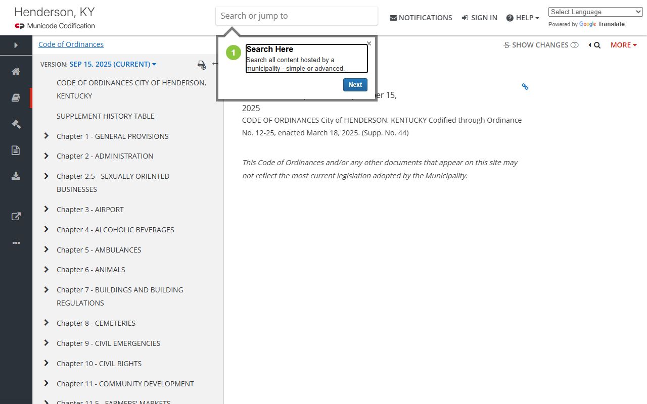 Henderson Police Department building and resources