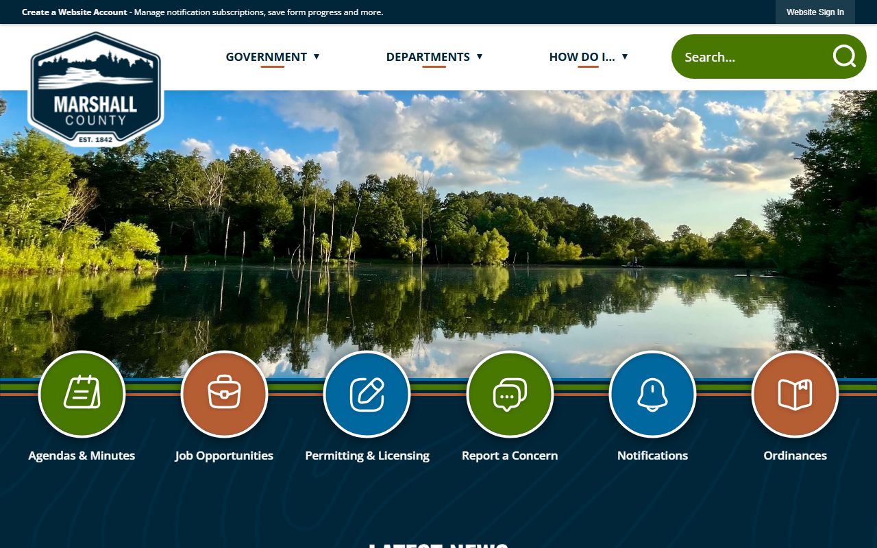 Marshall County Government building