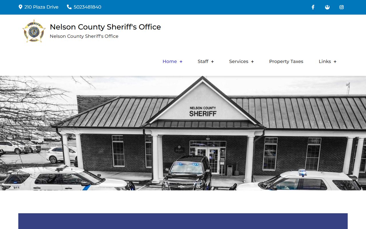 Nelson County Sheriff's Office serving Bardstown Kentucky